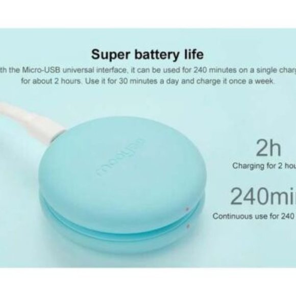 Mooyee relaxing massager Wireless. Gray, New in box. bluetooth (iOS730, And 4.3) - Picture 6 of 7